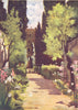 ROME. Italy. The Villa D'Este, Rome 1916 old antique vintage print picture