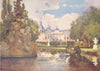 SPAIN. La Granja 1916 old antique vintage print picture