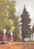 RUSSIA. The Fountains, Peterhof 1916 old antique vintage print picture