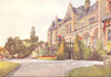 GERMANY. Schloss Friedrichshof 1916 old antique vintage print picture