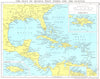WEST INDIES GULF MEXICO GUYANA. Hispaniola Haiti Dominica Jamaica 1971 old map