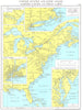 US. Atlantic Coast Canada Gt Lakes Chesapeake DE Bay New York Saguenay 1971 map