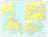 CANADA. MARITIME. Newfoundland St Lawrence river Nova Scotia Bay Fundy 1971 map