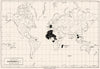 WORLD. The French Empire in 1914 1948 old vintage map plan chart