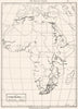 WORLD. The Railroads of Africa in 1914 1948 old vintage map plan chart