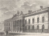 LONDON. The old East India House c1880 antique vintage print picture