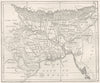 INDIA. Map of Bengal, Bihar, and Orissa c1880 old antique plan chart