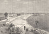 INDIA. View of Chandannagar c1880 old antique vintage print picture