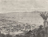 PHILIPPINES. View of Manilla c1880 old antique vintage print picture