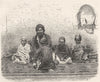 INDIA. Mussulman school at Allahabad c1880 old antique vintage print picture