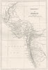 INDIA. Map of The Presidency of Mumbai c1880 old antique plan chart
