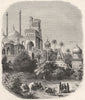 INDIA. View of the Palace of Vellore c1880 old antique vintage print picture