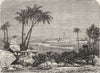 INDIA. View of Srirangapatna c1880 old antique vintage print picture