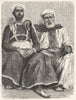 INDIA. Natives of Hyderabad c1880 old antique vintage print picture