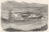 SRIRANGAPATNA. indicating severally British positions 1792 1799 c1880 print
