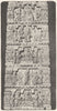 INDIA. Bas-Relief from an Indian Temple c1880 old antique print picture