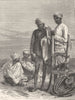 INDIA. Peasants of the Doab c1880 old antique vintage print picture