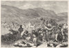 PAKISTAN. Merchants crossing the Indus c1880 old antique vintage print picture
