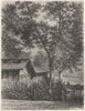 INDIA. View of the House of Fakirs, Vadodara c1880 old antique print picture