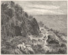 INDIA. North side of Salsette, Mumbai c1880 old antique vintage print picture