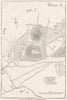 INDIA. Plan of the Defence of Sitabuldi Hill c1880 old antique map chart