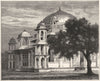 INDIA. View of the Mausoleum of Mohammed Ghose, Gwalior c1880 old print