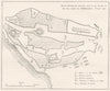 INDIA. Plan British positions at 1st attack on Koreigaum c1880 old antique map