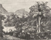 INDIA. View of the Duke's Nose in the Ghats, near Khandallah c1880 old print