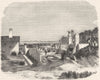 INDIA. Natives working on a factory near Allahabad c1880 old antique print