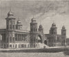 INDIA. Pavilion of Lanka, Kaiserbagh, Lucknow c1880 old antique print picture