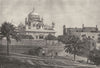 PAKISTAN. View of the Palace of Lahore c1880 old antique vintage print picture