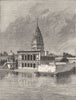 PAKISTAN. Tomb of Runjeet Sing, Lahore c1880 old antique vintage print picture