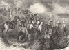 INDIA. The battle of Ferozeshah c1880 old antique vintage print picture