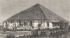 INDIA. View of a Planter's house at Allahabad c1880 old antique print picture