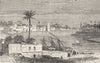 IRAQ. View of Baghdad c1880 old antique vintage print picture