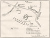 INDIA. Plan of the Entrenchment of Kanpur, June, 1857 c1880 old antique map