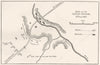 INDIA. Plan of the affair at Pandoo Nuddee c1880 old antique map chart