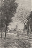 INDIA. Ruins of the residency, Lucknow c1880 old antique vintage print picture