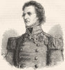 INDIA. Portrait of Captain Peel c1880 old antique vintage print picture