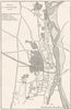 INDIA. Plan of Kanpur c1880 old antique vintage map chart
