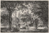 INDIA. View of the British Consulate, Canton c1880 old antique print picture