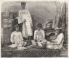 INDIA. Marwari Merchants of Calcutta(Kolkata) c1880 old antique print picture
