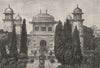 INDIA. View of the Mausoleum of the Etmaddowlah, Agra c1880 old antique print