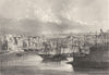 FINISTÈRE. Brest 1844 old antique vintage print picture