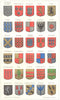 Armoiries Bretonne. Dinan Rohan Audren Bruc Leon Laval Budes Chrestien Dol 1844