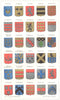 Armoiries Bretonnes. Brehan Moine Rostrenen Malestroit Billeon Trobriant 1844