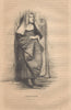 FINISTÈRE. Landivisiau(Finistere) 1844 old antique vintage print picture