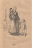 MORBIHAN. Lorient(Morbihan) 1844 old antique vintage print picture