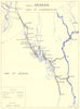 BURMA. Arakan Lines of Communication 1951 old vintage map plan chart