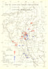 BURMA. Feb-March 1945. Own & enemy positions capture of Mandalay-20th 1951 map